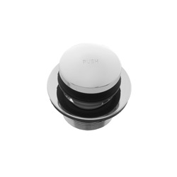 Black Nickel Jaclo 531-125-BKN Toe Control Drain Strainer with Single Hole Faceplate 5
