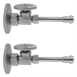 Jaclo 316-X-62-PEW 1//2 Copper Sweat Pewter x 3//8 OD Compression Standard Cross Lever Fit Extension Valve Kit