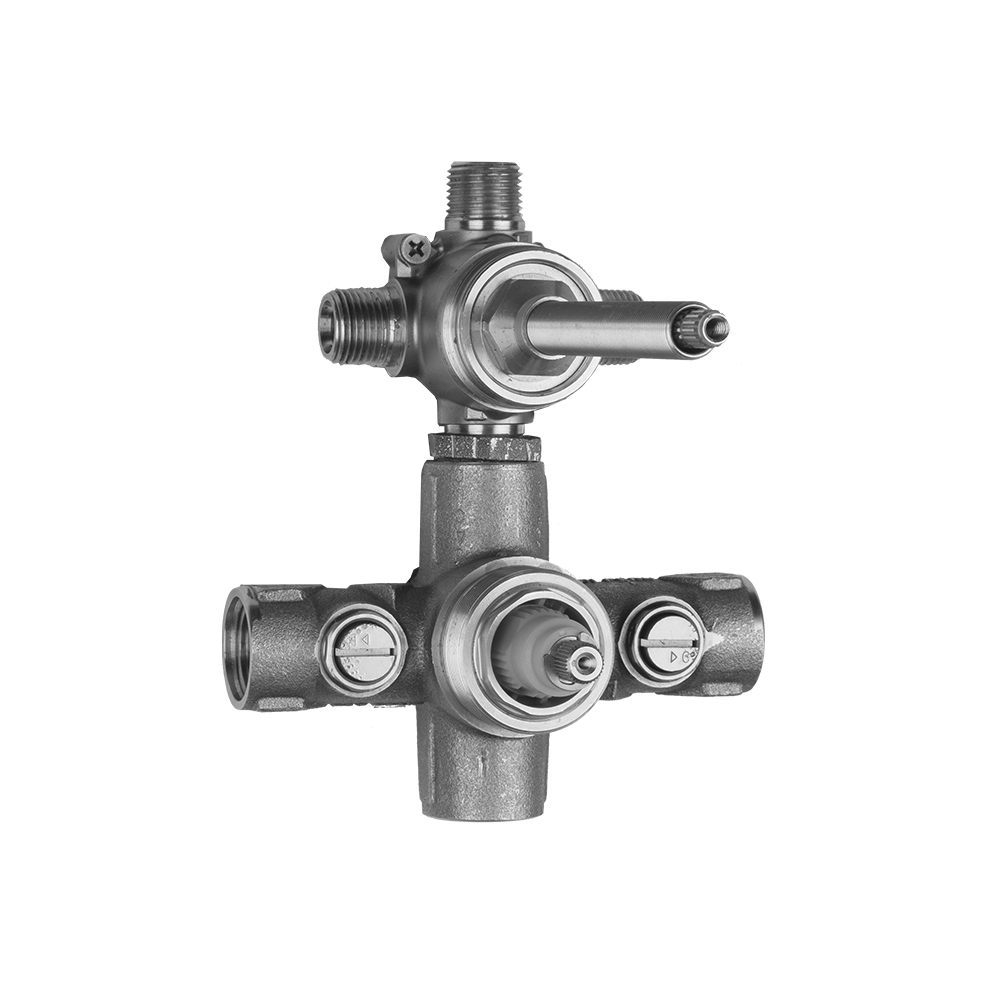 Jaclo :: Thermostatic Valve with Built in 3-way Diverter/Volume