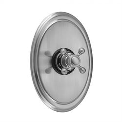 Vintage Bronze Jaclo T737-TRIM-VB Oval Thermostatic Valve Trim with Lever Handles 